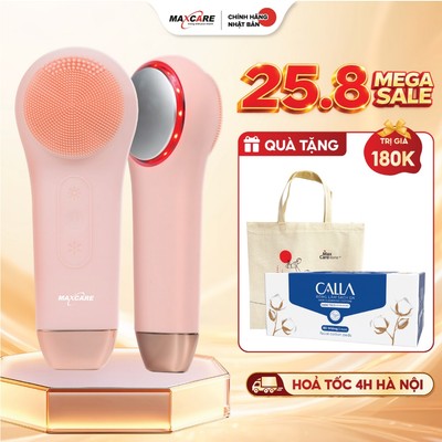 Máy đẩy tinh chất rửa mặt Multi-Task Maxcare ULTRA V1 tích hợp liệu pháp nhiệt và ánh sáng thẩm thấu tinh chất, sạch sâu