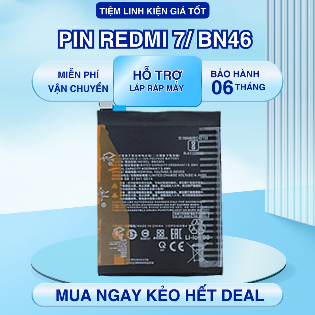 Pin Tương Thích Redmi 7/ BN46 (Zin)