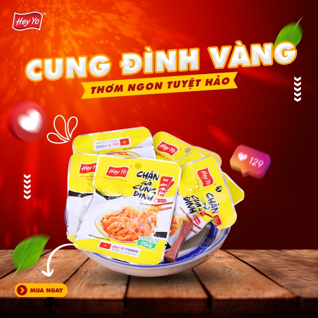 Bịch 10 - 30 chân gà rút xương cung đình - chân gà heyo food