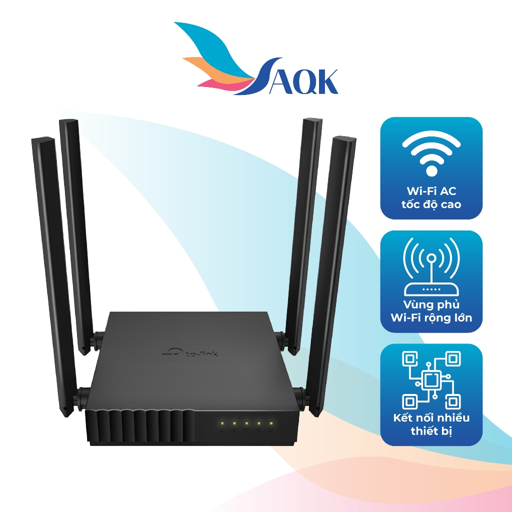 Thiết bị định tuyến mạng không dây TP-Link Router Wifi AC1200 Archer C54 - Hàng chính hãng