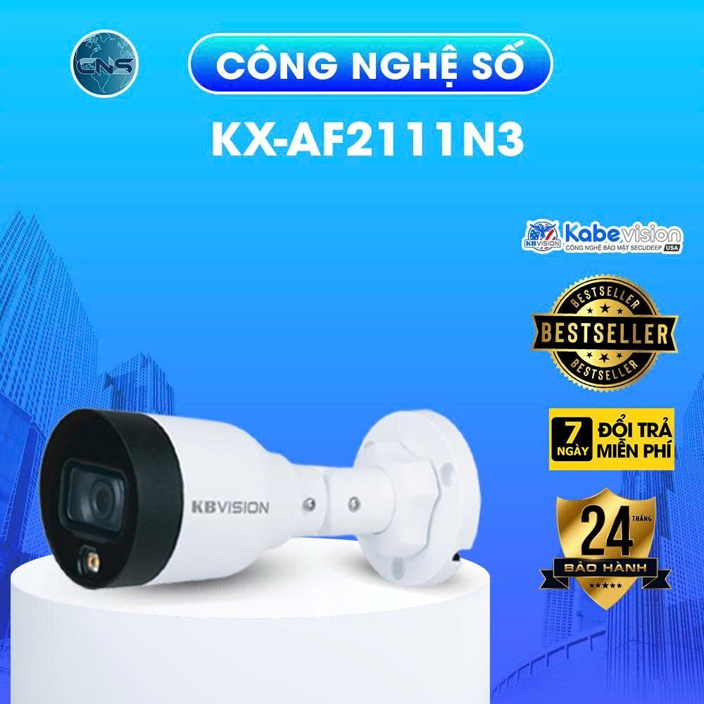 Camera IP 2MP Full Color KBVISION KX-AF2111N3 – Có Màu Ban Đêm – PoE – IP67 – BẢO HÀNH CHÍNH HÃNG 2 