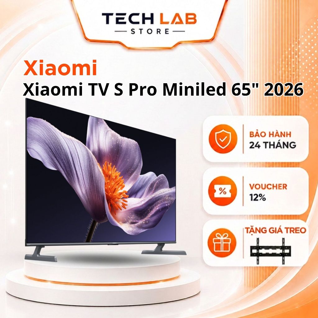 Tivi Xiaomi TV S Pro Mini LED 65 Inch 2026 QD-Mini LED 4K Google TV Tần số quét 144Hz - BH 24 Tháng