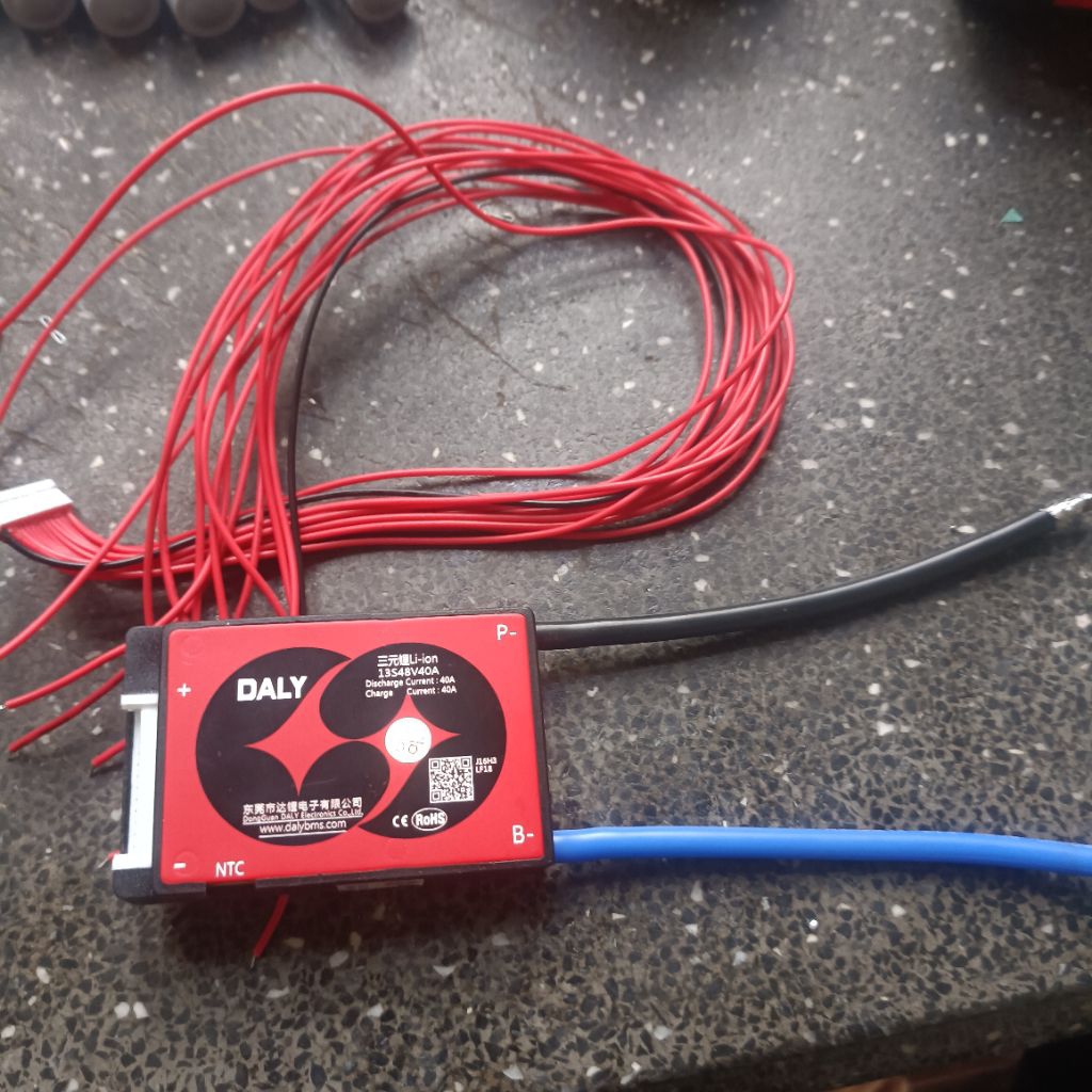 mạch daily 13s 40A 48v cân bằng sạc và bảo cho xe điện pin lion