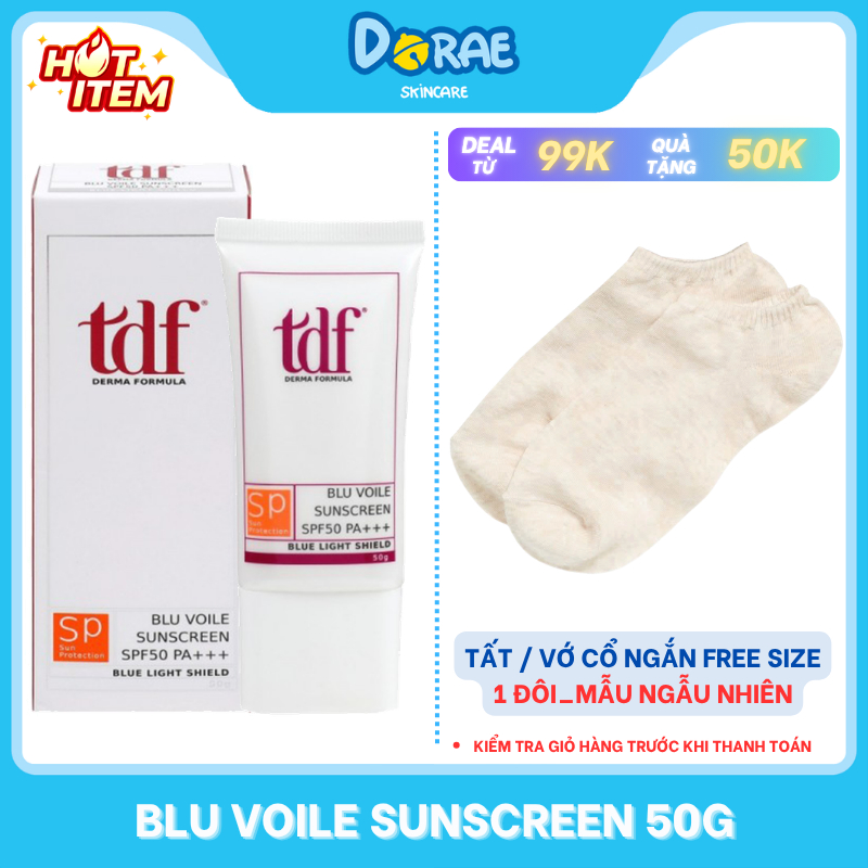 TDF l Kem Dưỡng Chống Nắng TDF Blu Voile Sunscreen PA+++ SPF50