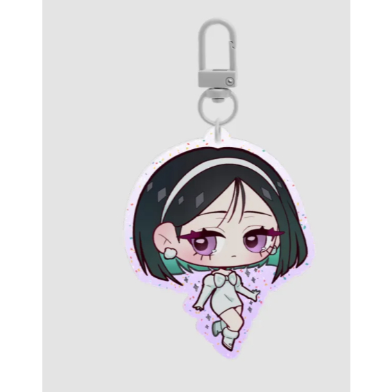 ALNST Sua Double-sided Glitter Acrylic Keychain