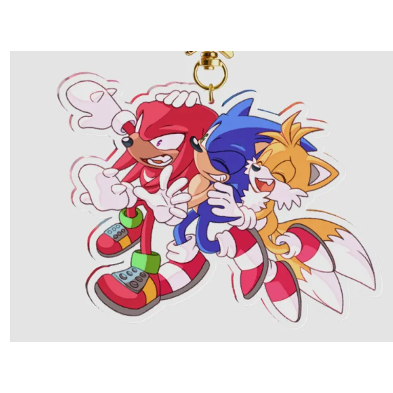 Team Sonic Keychain SƯƠNG DECOR SHOP