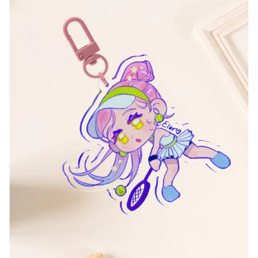 MIzi // ALNST Alien Stage Clear Acrylic Keychain