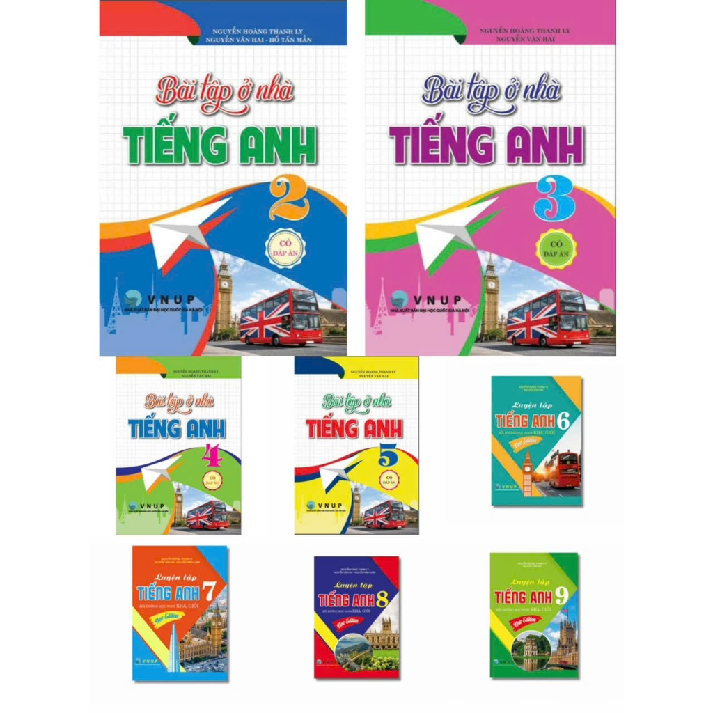 Sách Bổ Trợ - Bài Tập Tiếng Anh các lớp 2,3,4,5,6,7,8 (Bám Sát SGK I Learn Smart Start) (HA2)
