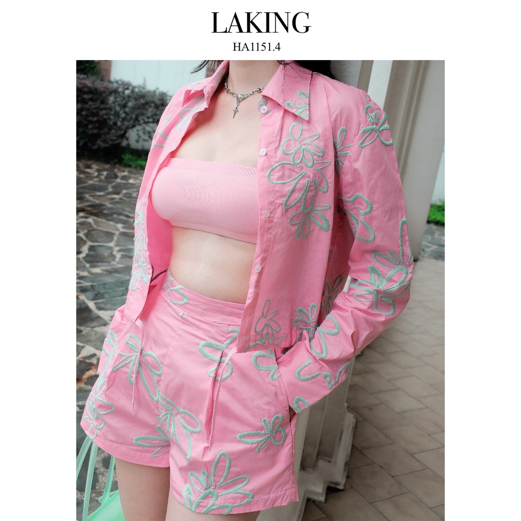 LAKING — ÁO ỐNG HỒNG BABY ROSÉ  (A30311)