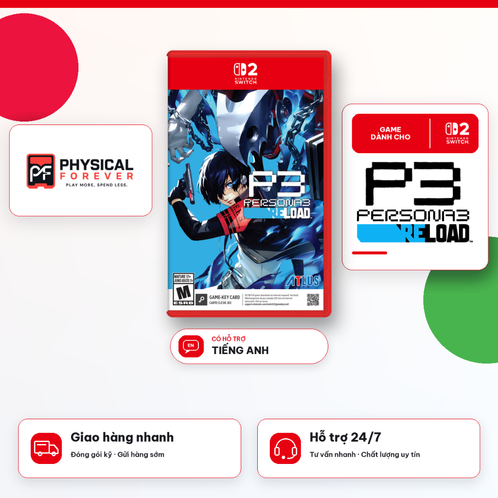Băng Game Persona 3 Reload Nintendo Switch 2