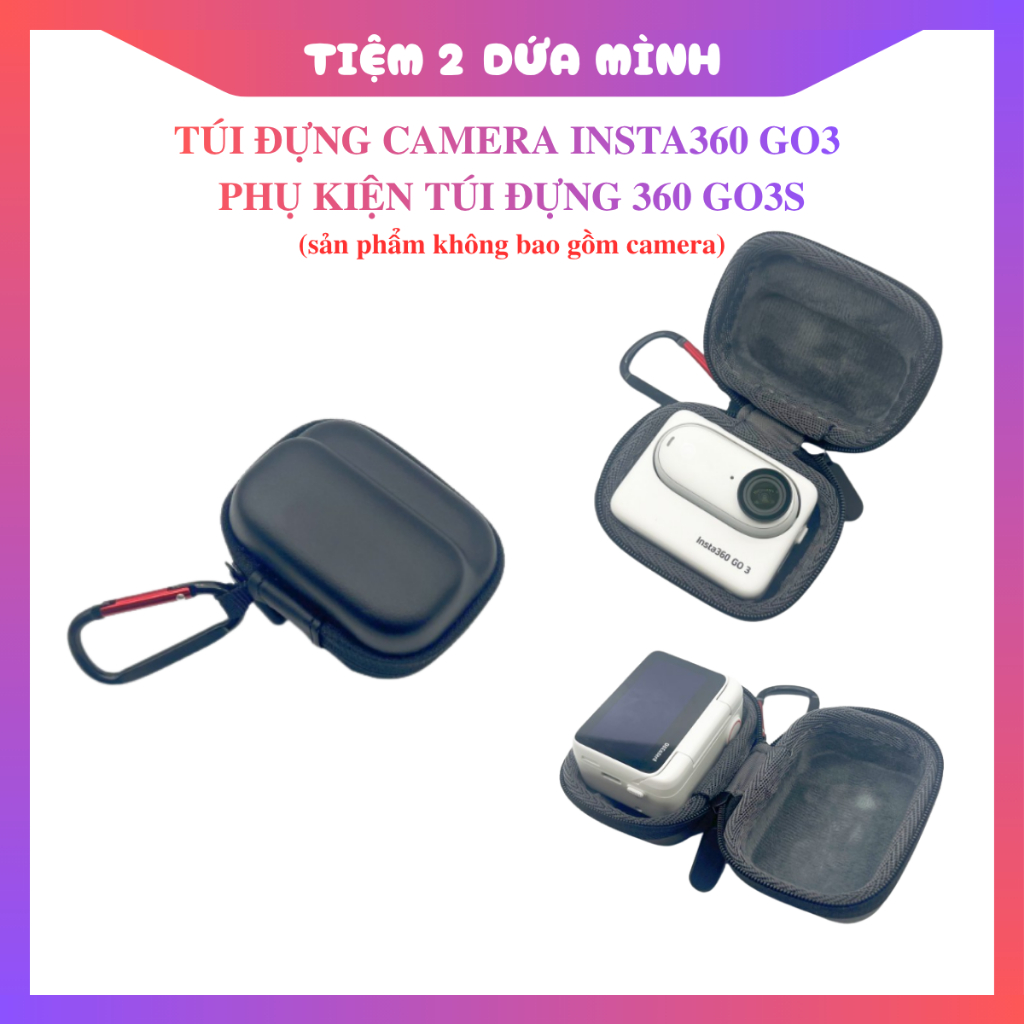 Túi đựng camera Insta360 GO3, phụ kiện túi đựng 360 GO3S