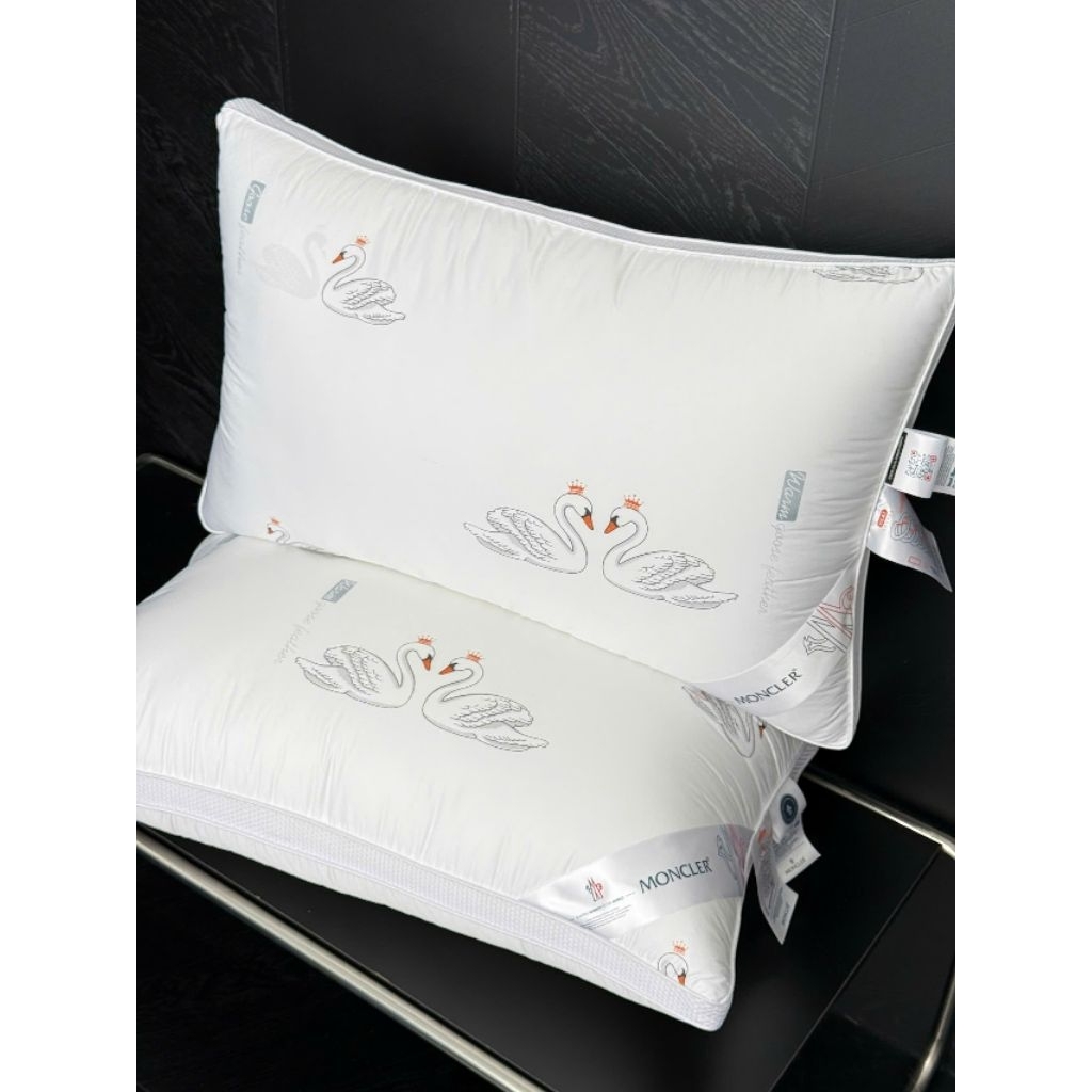 Ruột Gối Lông Vũ Moncler Cao Cấp 50x70cm Siêu Nhẹ Ấm Êm Thoáng Khí