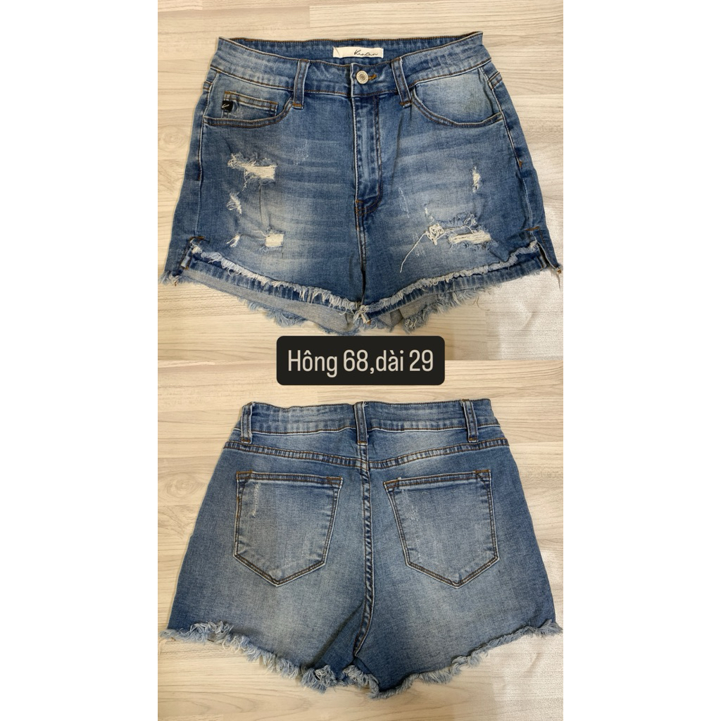 ⁠[2Hand] Quần Short Jean Nữ Chọn Mẫu (Eo/Dài ghi trên ảnh) - Quần Đùi Bò Thrift Style Hàn Quốc Vinta