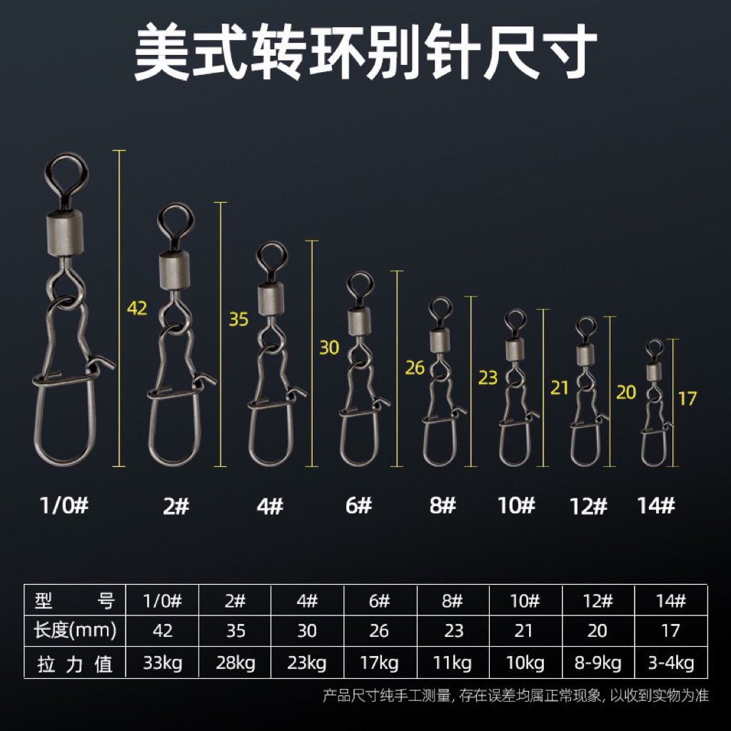 (Combo 50c) Khoá U Khoá link câu cá, khoá link câu lure chống xoắn