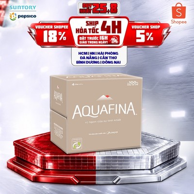[Giao sau lễ] Thùng 4 Chai Nước tinh khiết Aquafina (5L/chai)