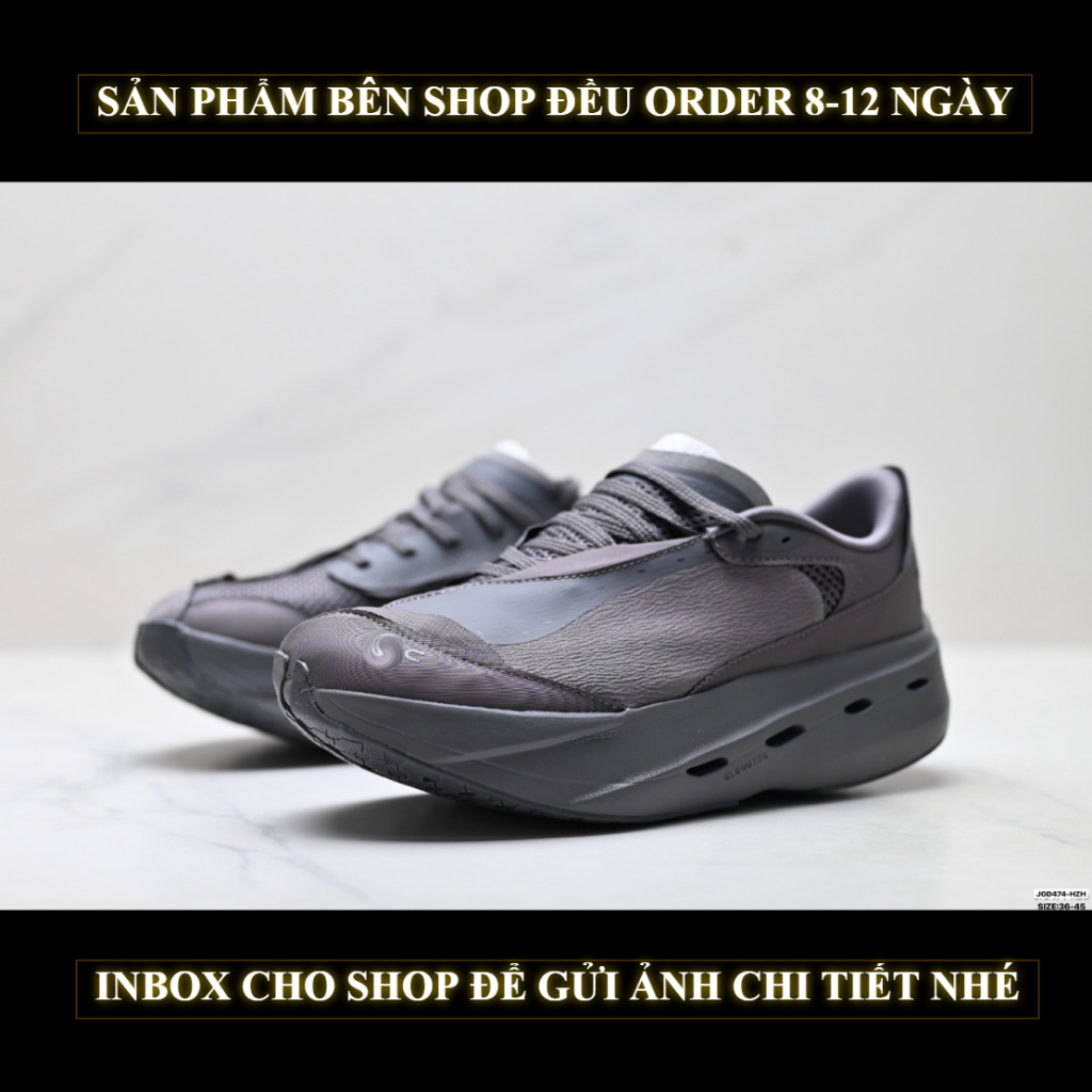 Pre-Order Giày Sneaker, Chạy, Gym, Bóng Rổ, Tennis, Cầu Lông, Pickleball.On Cloudboom Volt Raf-JGD47