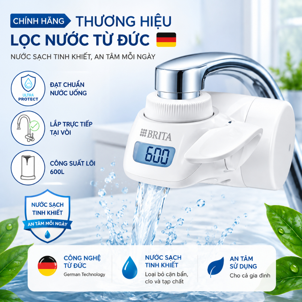Thiết Bị Lọc Nước Tại Vòi BRITA On Tap Pro VM-F
