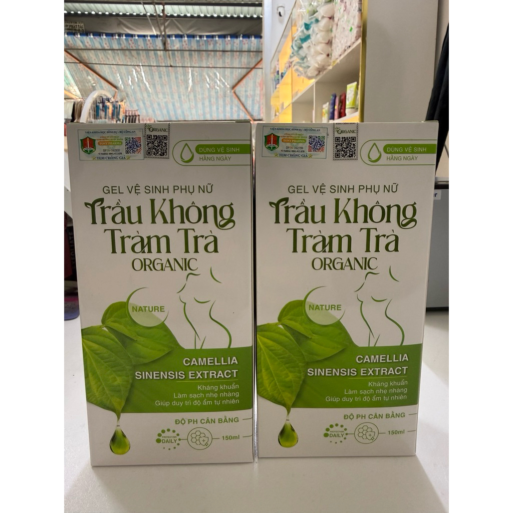 Gel vệ sinh trầu không tràm trà Organic