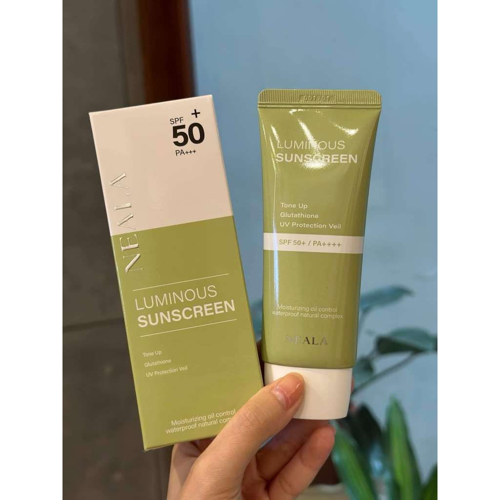[CÔNG TY] Kem Chống Nắng Phổ Rộng Neala Luminous Sunscreen 60ml SPF 50+  PA++++ Kiềm Dầu, Nâng Tone
