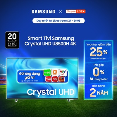 [Livestream] - Smart tivi Samsung UHD 8500H 4K Vision AI Smart TV (2026)