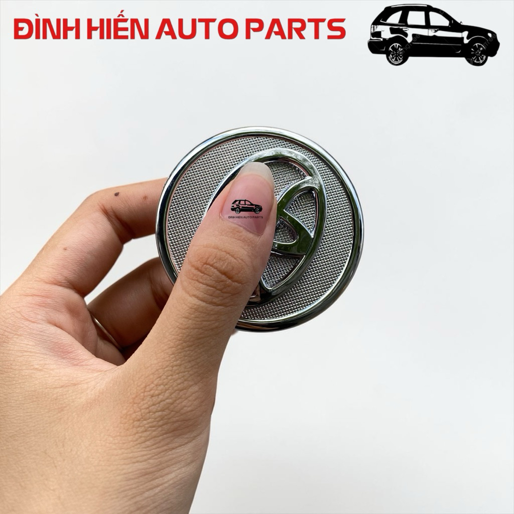 Logo chụp mâm 57mm xe Vios (2012-2019), Wigo (2012-2019), Avanza (2012-2019), Altis, Yaris