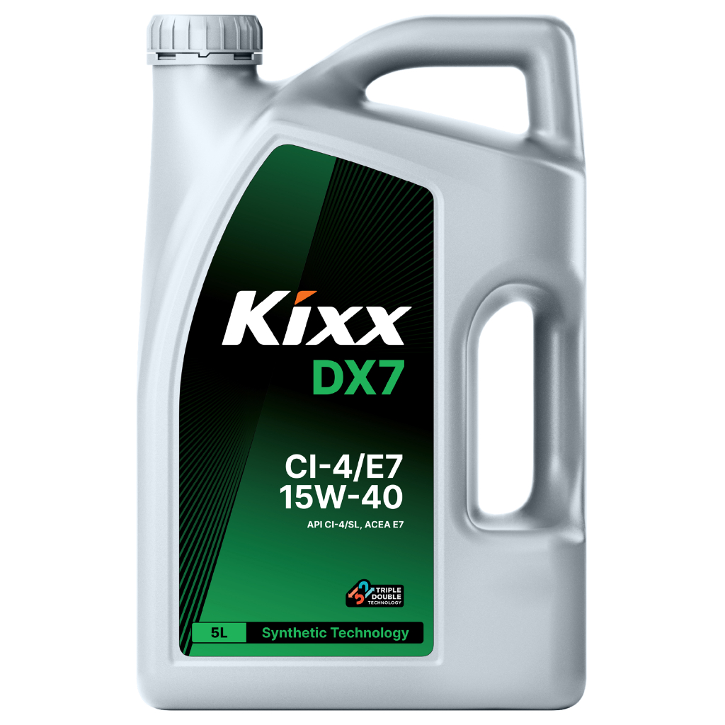 DẦU ĐỘNG CƠ DIESEL KIXX DX7 CI-4/E7 15W40 6L * 18L