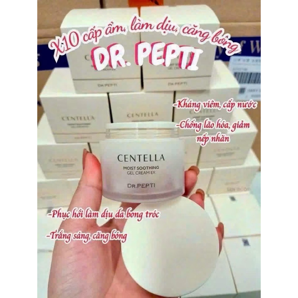 Kem face centella dr.pepti hủ 70ml chính hãng