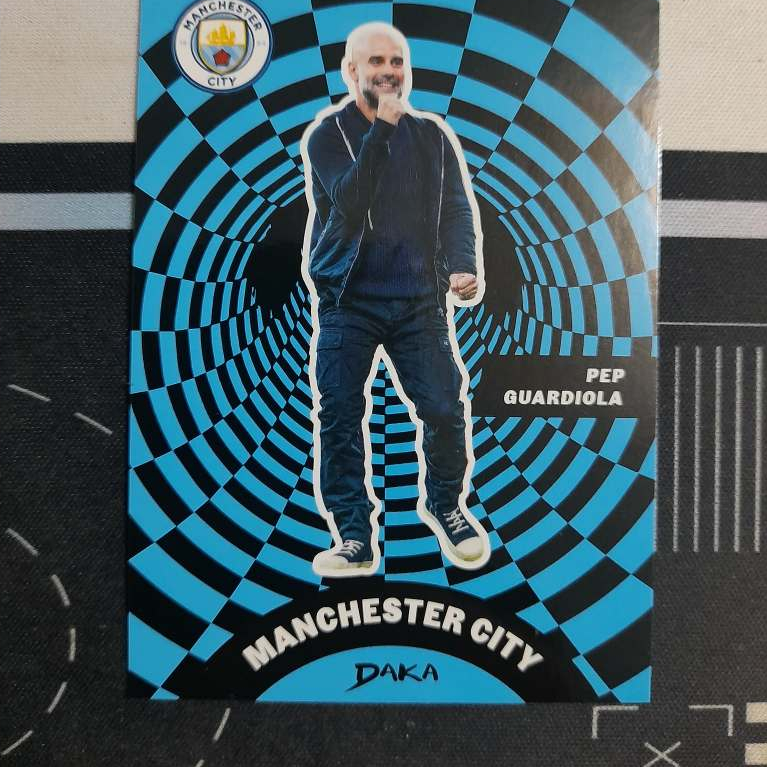 [Thẻ cầu thủ bóng đá] Pep Guardiola - Manchester City - Insert - Daka Top Audience 2024-2025