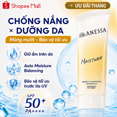 Kem Chống Nắng Anessa Perfect UV Sunscreen Skincare Dạng Gel 90g