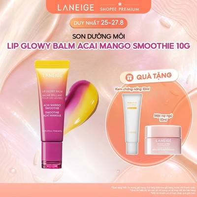 Son dưỡng môi LANEIGE Lip Glowy Balm Acai Mango Smoothie 10g