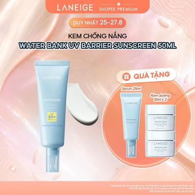 [MỚI] Kem Chống Nắng Laneige Water Bank UV Barrier Sunscreen 50ml