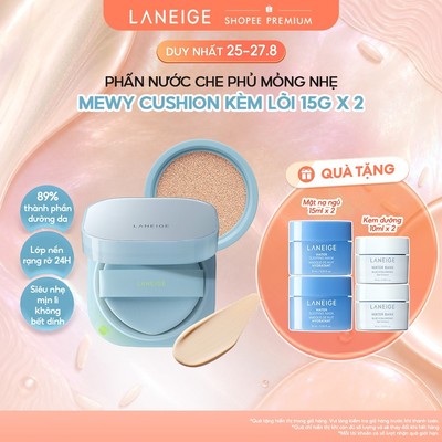 [MỚI] Phấn Nước Laneige Mewy Cushion Kèm lõi 15G x 2