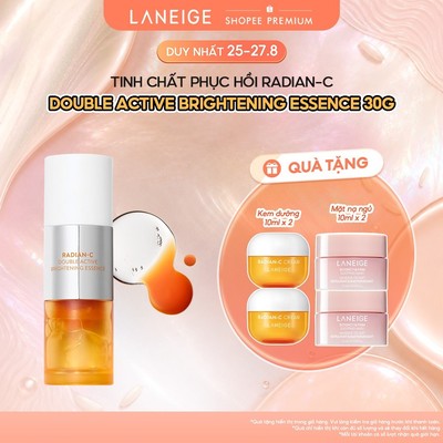 Tinh Chất Phục Hồi và Dưỡng Sáng Da Chuyên Sâu Laneige Radian-C Double Active Brightening Essence 30G