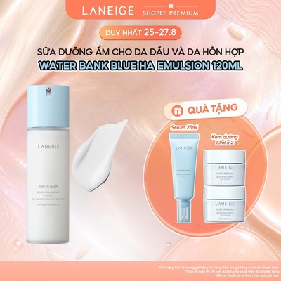 Sữa Dưỡng Phục Hồi Và Cân Bằng Độ Ẩm Chuyên Sâu Laneige Water Bank Blue HA Emulsion Oily 120ml