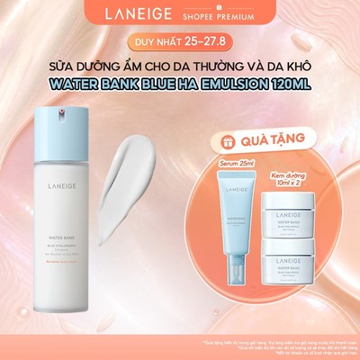 Sữa Dưỡng Ẩm Cho Da Thường Da Khô Laneige Water Bank Blue HA Emulsion 120ml