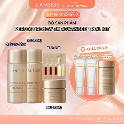 BỘ SẢN PHẨM LANEIGE PERFECT RENEW 3X ADVANCED TRIAL KIT