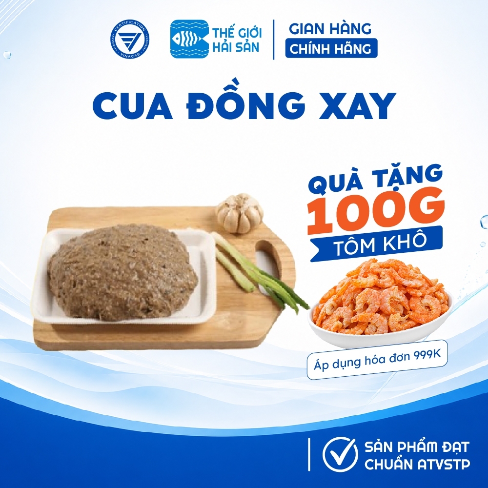 [HỎA TỐC HCM] Cua đồng xay Thế Giới Hải Sản, cua đồng miền tây hàng tươi sống, nấu canh, nấu soup