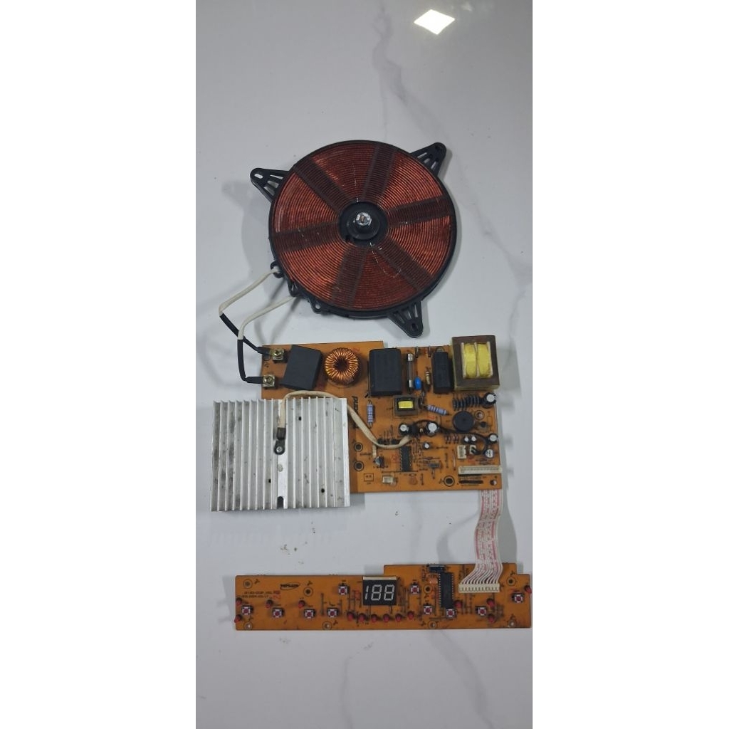 Mạch nguồn, mạch hiển thị bếp từ Midea MCSF183