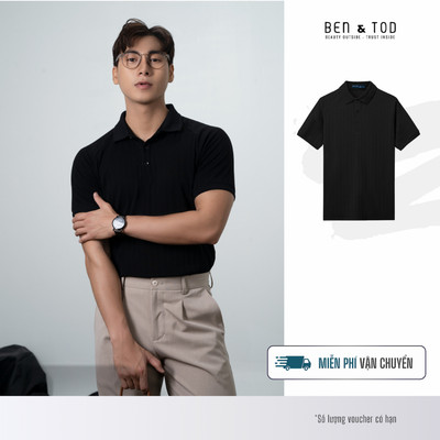 Áo polo nam Ben & Tod CS1300 BB357 cotton co giãn, thoáng mát, cao cấp CasualFit