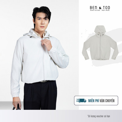 Áo khoác chống nắng nam Ben & Tod R1150 BE527 chất cotton lụa chuẩn form thoải mái thoáng mát cao cấp Regular [Special]