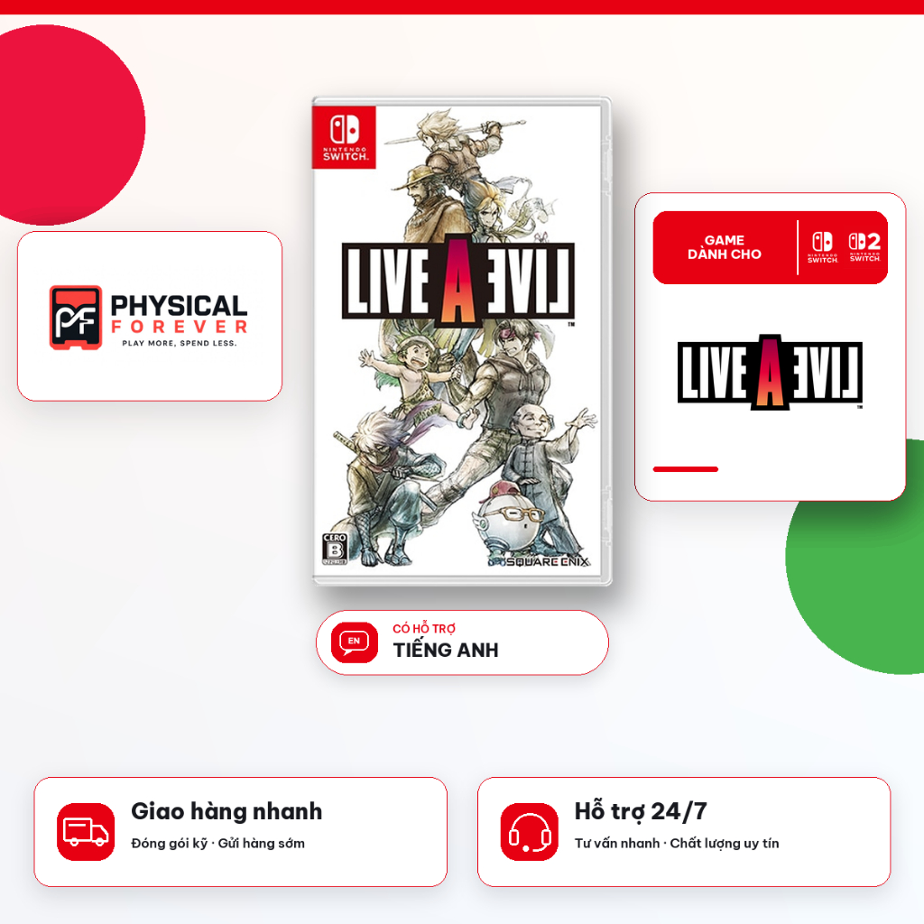 Băng Game Live A Live Nintendo Switch