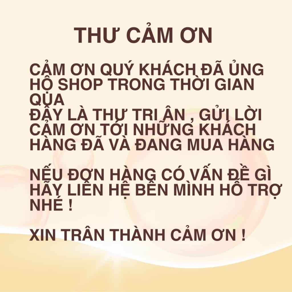 Thư cảm ơn quý khách Synlove