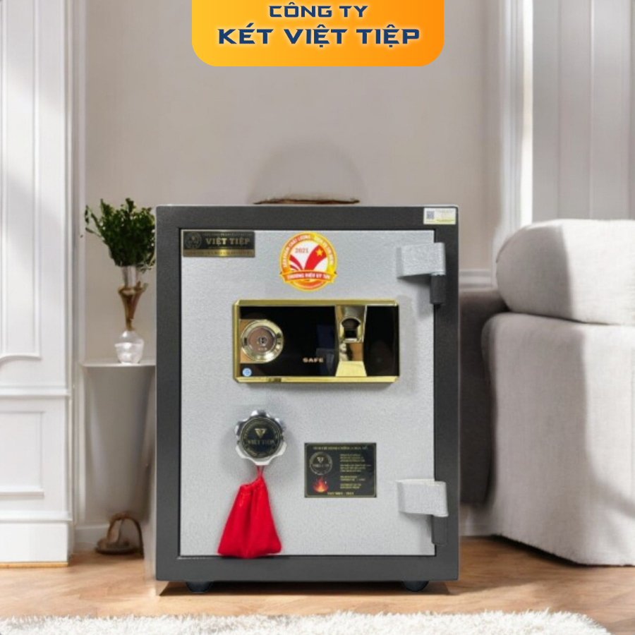 Két sắt Việt Tiệp KE54 Vân tay Cảm biến 50kg +_ Hàng của Công ty TNHH SX Két Việt Tiệp