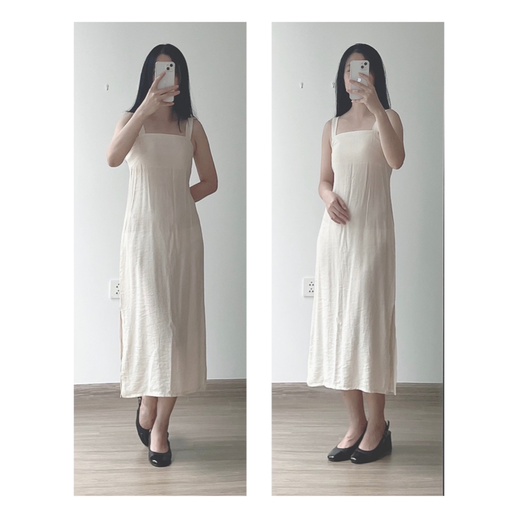 Váy maxi Oyster and snail vintage size S