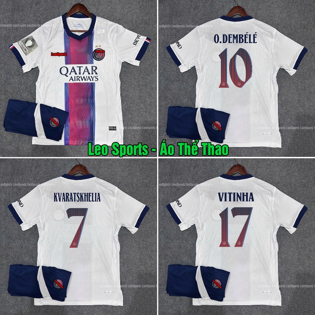 Bộ Quần Áo Đá Bóng/ Đá Banh CLB PSG 26/27 Sân Khách ( In Sẵn ) - Hàng Thailand Cao Cấp