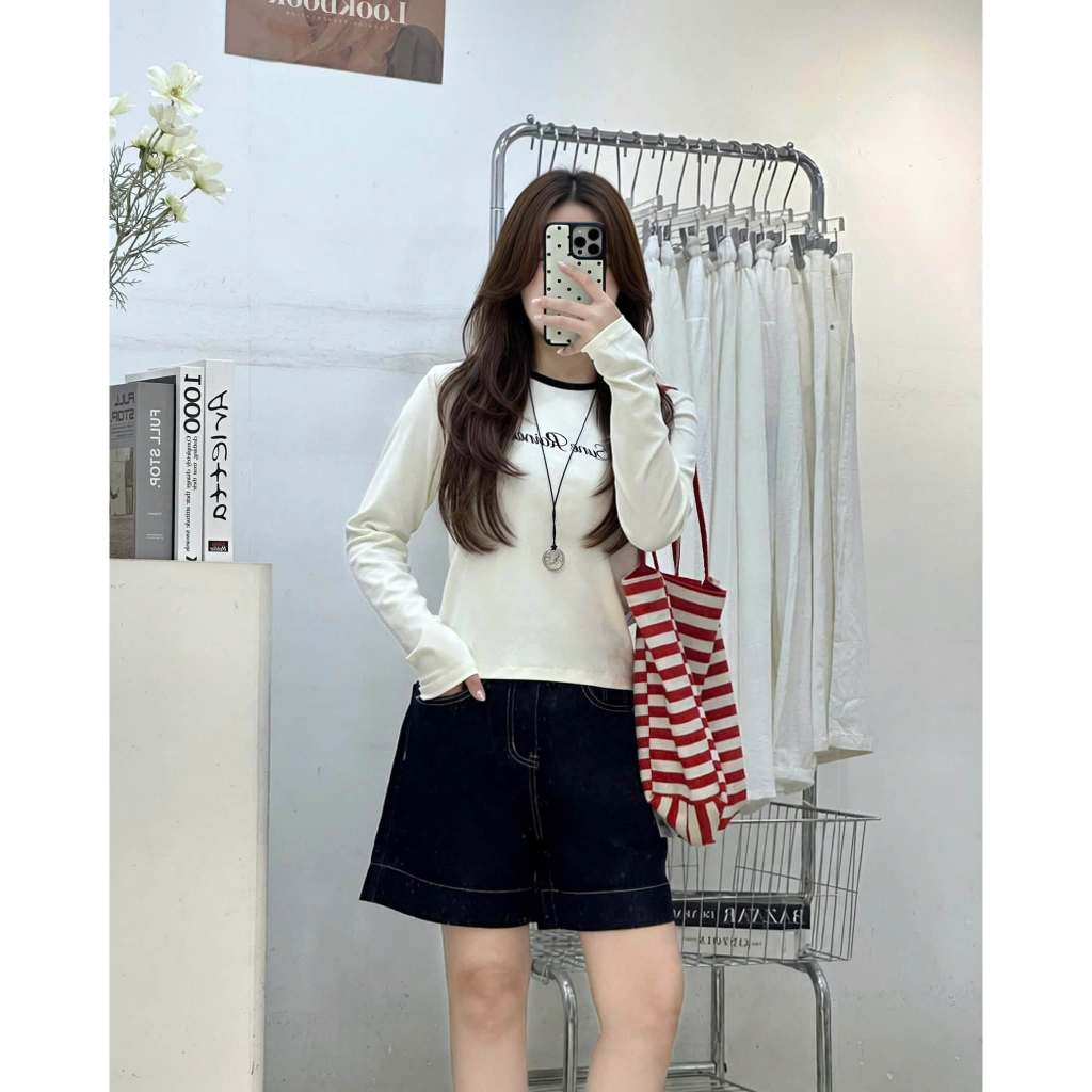 Áo thun S8.19 Nafan dt in chữ Sune rainbom 6606 xonxen 23ld