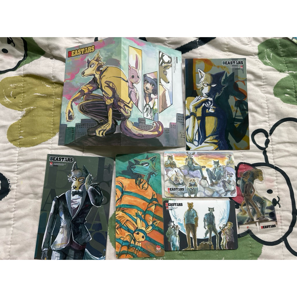 Phụ kiện manga - Set PK 7 món Beastars như ảnh, k tách lẻ