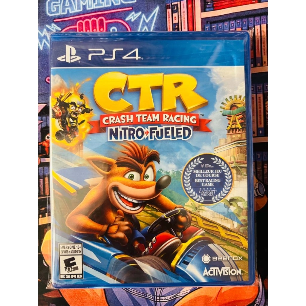 Đĩa Game PS4: Crash CTR Team Racing Nitro Fueled (new)