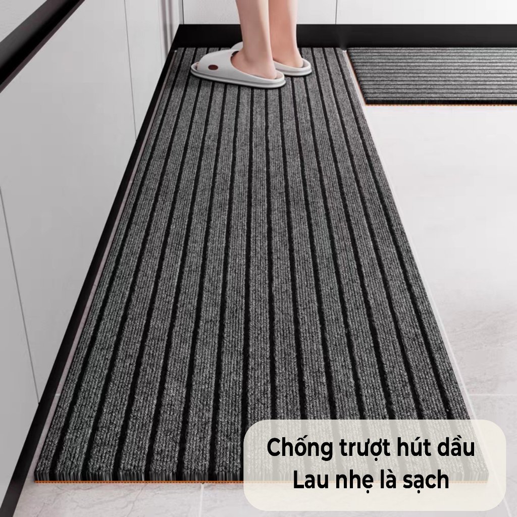 Thảm Bếp 7 Vân – Hút Nước Nhanh, Chống Trượt Hiệu Quả, Lau Nhẹ Là Sạch