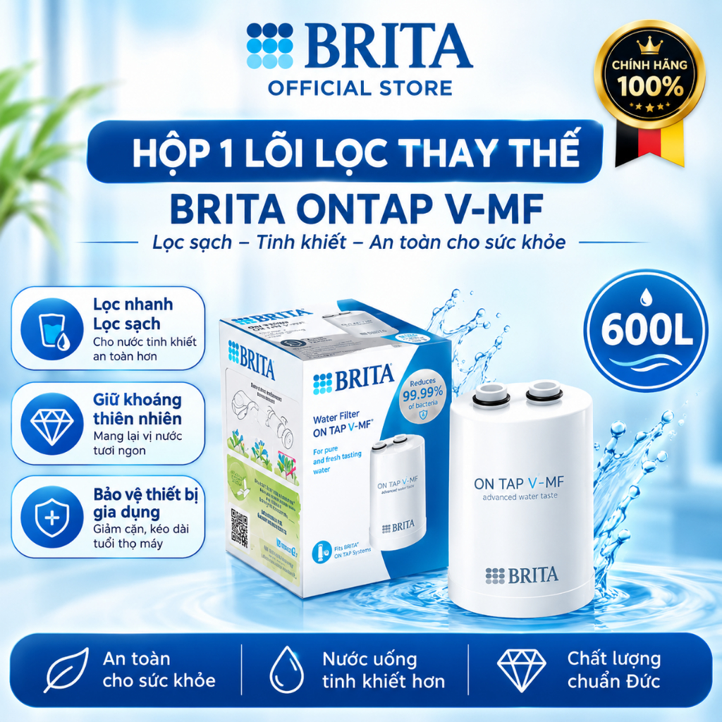 Lõi Lọc BRITA ON TAP VM-F, BH 12 Tháng